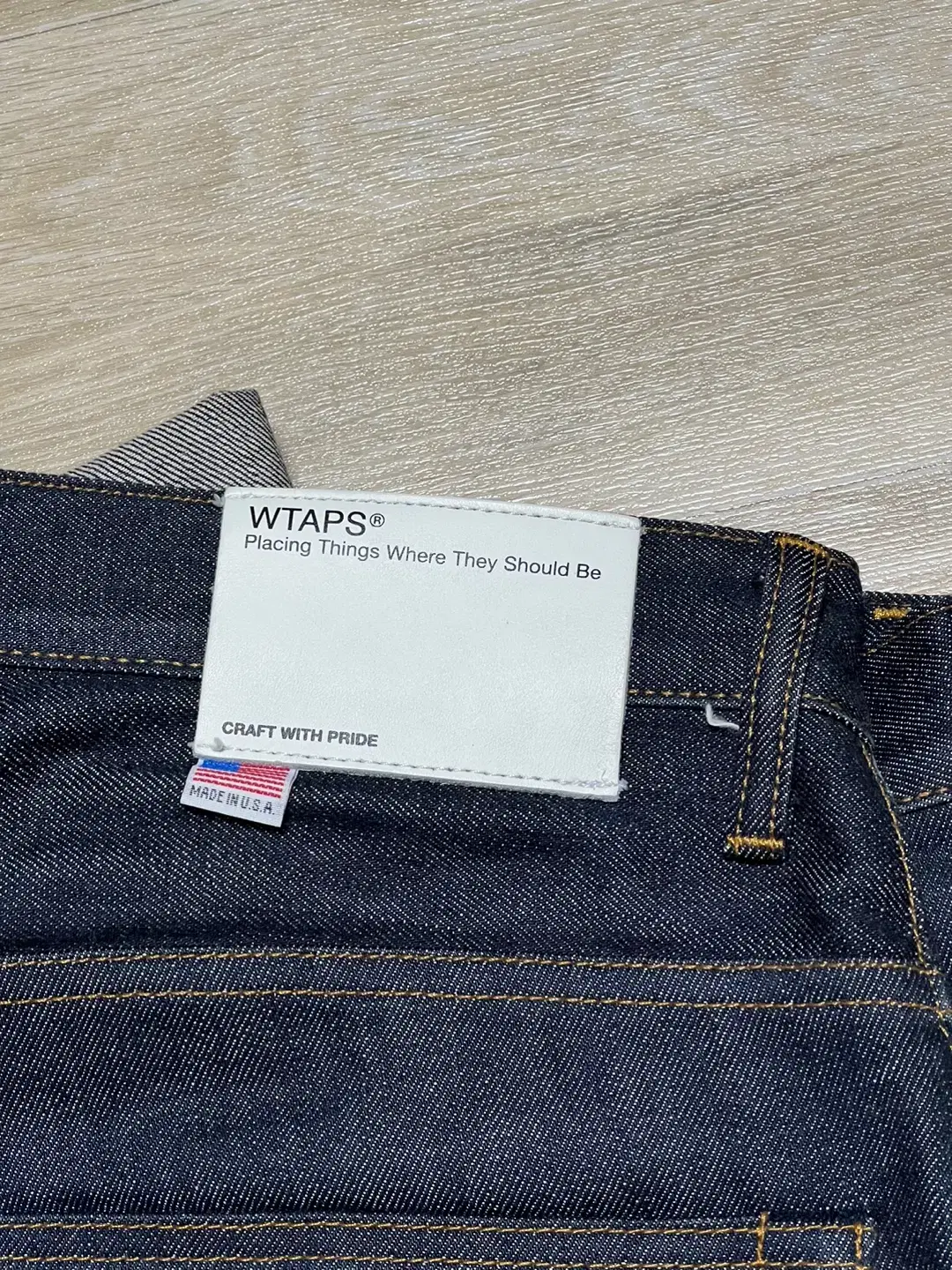 Wtaps 16fw blues basic raw usa Lsize